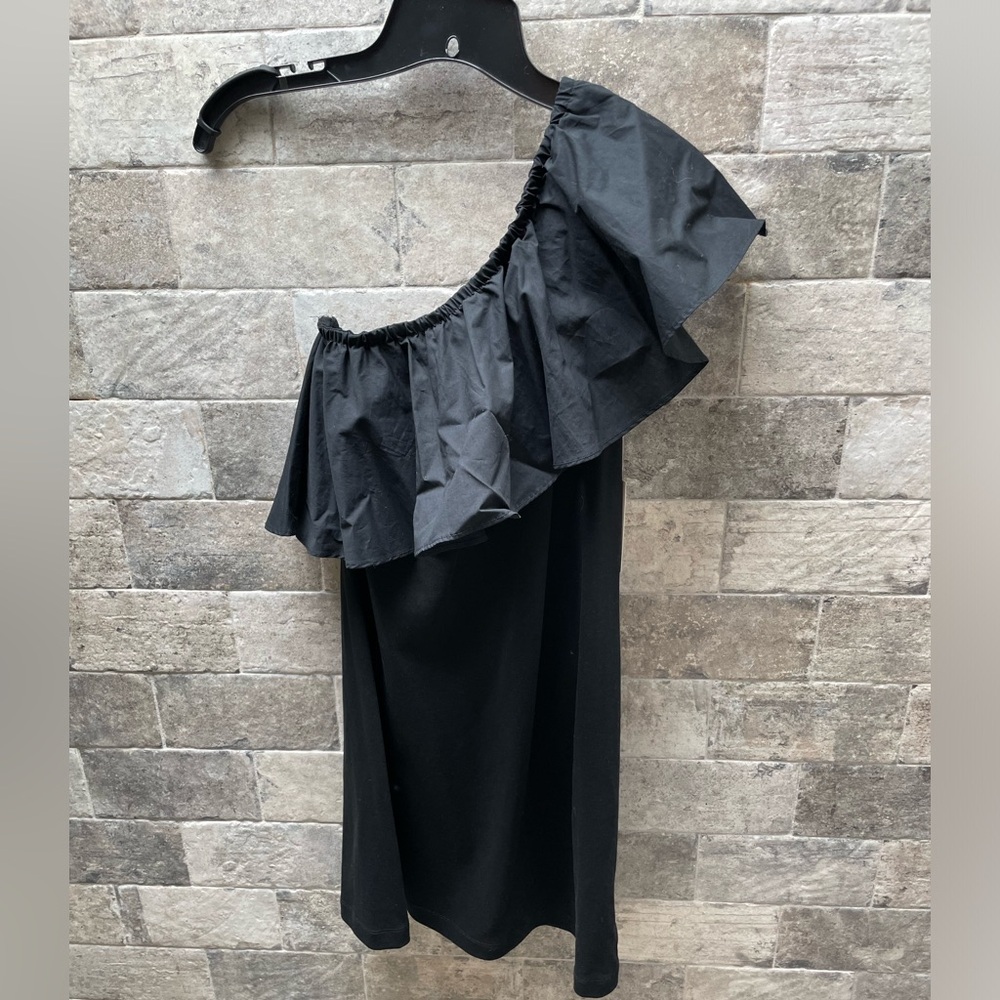 ❤️ A NEW DAY BLACK RUFFLE OFF THE SHOULDER SIZE XS NEW